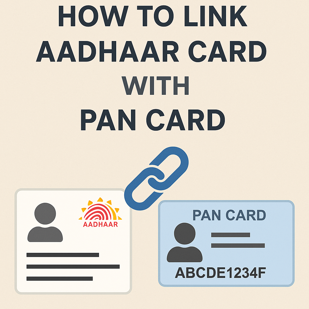 pan aadhaar link online