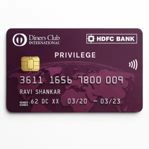HDFC Diners Club Privilege Credit Card
